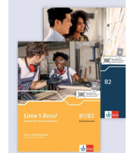 Linie 1 Beruf B1+/ B2 +B2 Digitales Kurs- und Übungsbuch